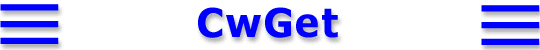 CwGet logo